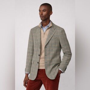FAÇONNABLE - Vintage wool tartan blazer